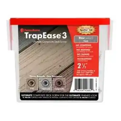 TRAPEASE-3 PEBBLE GRAY TREX SELECT SCREWS (350 COUNT) #9 X 2-1/2" TORX® TTAP® DRIVE - Arlington Coal & Lumber
