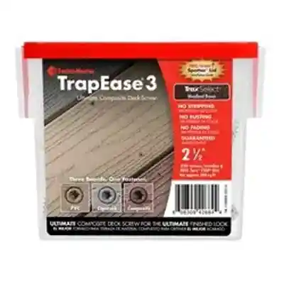 TRAPEASE-3 WOODLAND BROWN TREX SELECT SCREWS (350 COUNT) #9 X 2-1/2" TORX® TTAP® DRIVE - Arlington Coal & Lumber