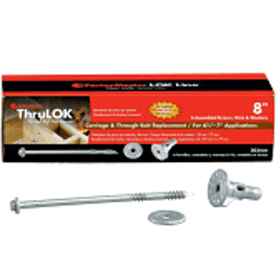 PACK (6) 6-1/4" THRU-LOK SCREW BOLT FASTENING SYSTEM - Arlington Coal & Lumber