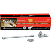Main 2 - PACK (6) 6-1/4" THRU-LOK SCREW BOLT FASTENING SYSTEM - Arlington Coal & Lumber