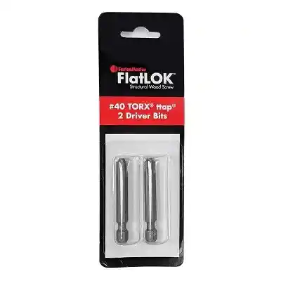 Main 1 - 2" T-TAP T-40 FLATLOK BIT 2PK - Arlington Coal & Lumber