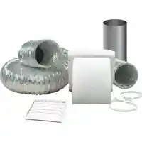 Main 2 - DUNDAS JAFINE VENT KIT W/ DUCT WHT (TD48PMKZW) - Arlington Coal & Lumber