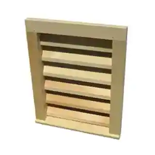 Main 1 - 12" X 18" WOOD LOUVER FLAT CASING (R.O. 14-1/2" X 20-1/2") - Arlington Coal & Lumber
