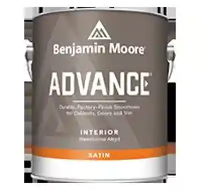 BENJAMIN MOORE ADVANCE WATERBORNE SATIN 0792-01 WHITE GAL - Arlington Coal & Lumber