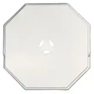 Main 1 - 6.75 WHITE OCTAGON SURFACE MOUNT #00030504123 - Arlington Coal & Lumber