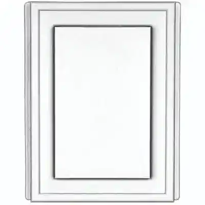 Main 1 - 4.5X6.25 WHITE MINI SURFACE MOUNT #00031402001 - Arlington Coal & Lumber
