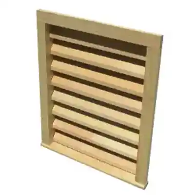 18" X 24" WOOD LOUVER FLAT CASING (R.O. 19-3/4" x 25-1/2") - Arlington Coal & Lumber