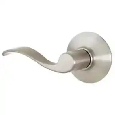 SCHLAGE F170VACC619LH ACCENT LH DUMMY SATIN NICKEL **VISUAL PACK** - Arlington Coal & Lumber