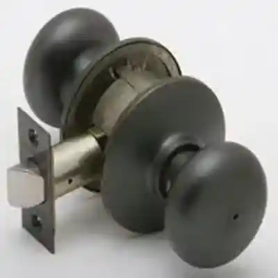 SCHLAGE F40PLY716 PRIVACY PLYMOUTH KNOB AGED BRONZE ** BOXED ** - Arlington Coal & Lumber