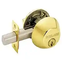 Main 1 - SCHLAGE B60N605 DEADBOLT BRIGHT BRASS ** BOXED ** - Arlington Coal & Lumber
