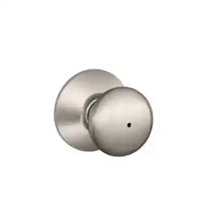 SCHLAGE F40PLY619 PRIVACY PLYMOUTH KNOB SATIN NICKEL ** BOXED ** - Arlington Coal & Lumber