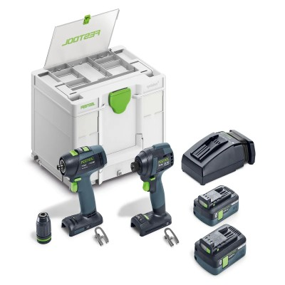 Main 2 - FESTOOL IMPACT DRIVER AND DRILL SET TID18 HPC 4,01-SET T18 - Arlington Coal & Lumber