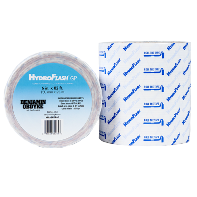 Main 2 - HYDROFLASH GP 6" X 82 FT ACRYLIC ADHESIVE FLASHING TAPE (4/BOX) - Arlington Coal & Lumber