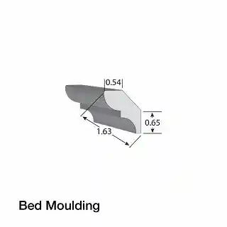 Main 1 - KLEER PVC BED MOULDING 9/16" X 1-5/8" X 16' #5075 (10/PK) - Arlington Coal & Lumber