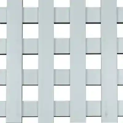 4' X 8' PERMALATT 2" SQUARE WHITE LATTICE PANEL  1/2" DURASHELL - Arlington Coal & Lumber