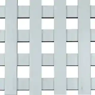 Main 2 - 4' X 8' PERMALATT 2" SQUARE WHITE LATTICE PANEL  1/2" DURASHELL - Arlington Coal & Lumber