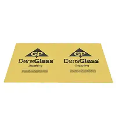 5/8" 4' X 8' GP DENS-GLASS GOLD FIREGUARD EXT. SHEATHING - Arlington Coal & Lumber