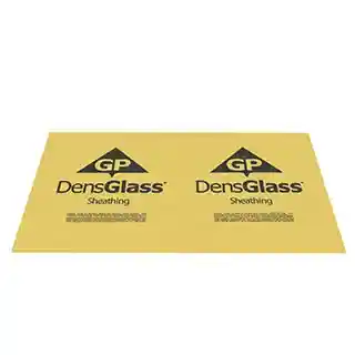 Main 1 - 5/8" 4' X 8' GP DENS-GLASS GOLD FIREGUARD EXT. SHEATHING - Arlington Coal & Lumber