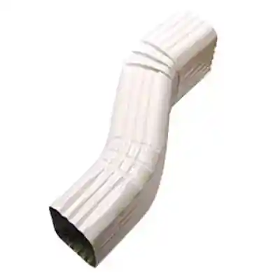 L&R 2" X 3" WHITE STYLE "S" OFFSET ALUMINUM ELBOW - Arlington Coal & Lumber