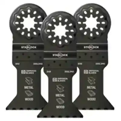 IBSL340-3 IMPERIAL BLADE 1-3/4 METAL/WOOD 3PK STARLOCK - Arlington Coal & Lumber