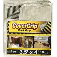 Main 1 - COVERGRIP 3.5 X 4 FT 8OZ NO-SLIP DROP CLOTH (35408) - Arlington Coal & Lumber