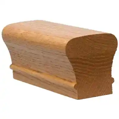 6010-10 FT RED OAK NU-RAIL SOLID CAP INTERIOR HAND RAIL - Arlington Coal & Lumber