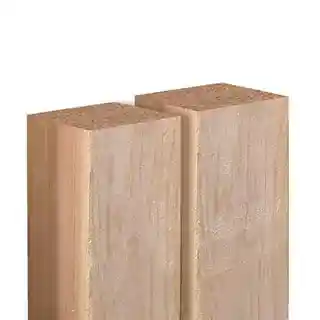 Main 1 - 4 X 4 X 10 FT D&BTR  WESTERN RED CEDAR S4S PAD - Arlington Coal & Lumber