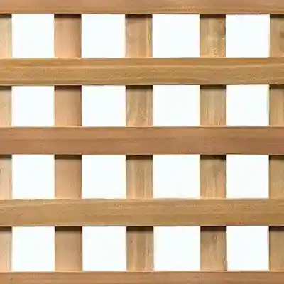 4' X 8' "HEAVY DUTY" WEST RED CEDAR SQUARE PATTERN LATTICE PANEL **CLEAR** (1-3/4" SPACING, 15/16" THICKNESS)  W8101156 - Arlington Coal & Lumber