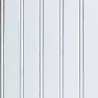 Main 1 - 1/2" 4 X 8 MDF NANTUCKET BEADBOARD 2" O.C. BEAD PRM WHITE  - Arlington Coal & Lumber