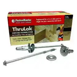 Main 2 - PACK (6) 7" THRU-LOK SCREW BOLT FASTENING SYSTEM - Arlington Coal & Lumber