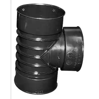 4" ADS TEE FITTING (BLACK) - Arlington Coal & Lumber