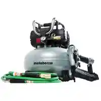 Main 2 - METABO EC-710SM 1 HP ELEC. PANCAKE AIR COMPRESSOR 6-GAL/150 PSI - Arlington Coal & Lumber