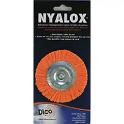 NYALOX 3" WHEEL BRUSH ORANGE MEDIUM (541-777-3) - Arlington Coal & Lumber