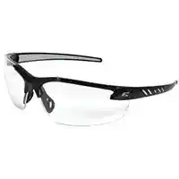 Main 1 - (DZ111-G2) ZORGE BLACK W/CLEAR LENS EDGE SAFETY GLASSES  - Arlington Coal & Lumber
