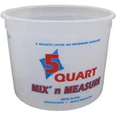 ENCORE PLASTIC 5QT PAINT PAIL WITH MEASURMENTS  - Arlington Coal & Lumber
