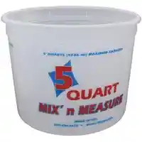 Main 2 - ENCORE PLASTIC 5QT PAINT PAIL WITH MEASURMENTS  - Arlington Coal & Lumber