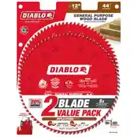 Main 1 - DIABLO 12" X 44TH GENERAL PURPOSE SAW BLADE **VALUE PACK** (D124444VP) - Arlington Coal & Lumber