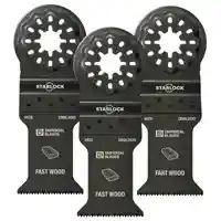 Main 2 - IBSL200-3 IMPERIAL BLADE 1-3/8 FAST WOOD 3PK STARLOCK - Arlington Coal & Lumber