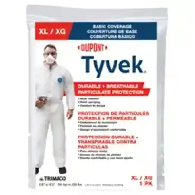14123 TYVEK XL HEAVY DUTY COVERALLS NO HOOD - Arlington Coal & Lumber