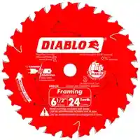 Main 2 - DIABLO 6-1/2" X 24TH FRAMING SAW BLADE (D0624A) - Arlington Coal & Lumber