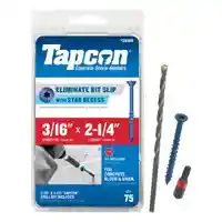 Main 1 - TAPCON 3/16 X 2-1/4" P/HEAD MASONRY SCREW 75 PK (#24360) - Arlington Coal & Lumber