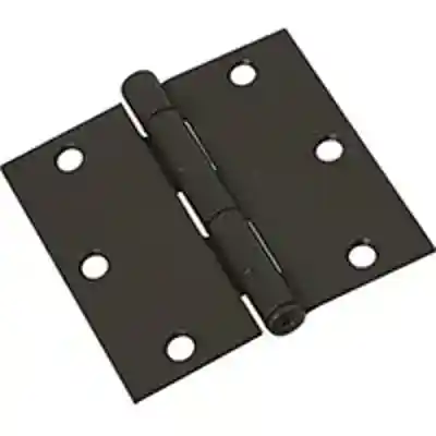 830203 3-1/2" SQ CORNER OIL RUBBED BRONZE DOOR HINGE - Arlington Coal & Lumber
