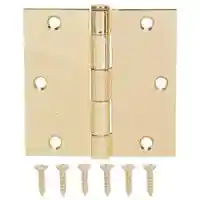 Main 2 - HINGE DOOR SQ RES 3.5IN BRTBRS - Arlington Coal & Lumber