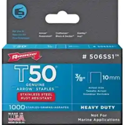 STAPLE 3/8IN STAINLESS STEEL - Arlington Coal & Lumber