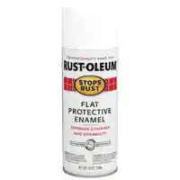 Main 3 - RUST-OLEUM FLAT WHITE ENML SPRAY PAINT 12 OZ. - Arlington Coal & Lumber