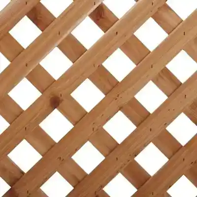 4' X 8' WEST RED CEDAR "CLEAR"  "DIAGONAL" LATTICE PANEL, 1-3/4" PRIVACY SPACING, 1/4" THICKNESS  W8101095 - Arlington Coal & Lumber