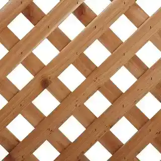 Main 1 - 4' X 8' WEST RED CEDAR "CLEAR"  "DIAGONAL" LATTICE PANEL, 1-3/4" PRIVACY SPACING, 1/4" THICKNESS  W8101095 - Arlington Coal & Lumber