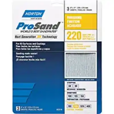 SANDPAPER AL OXIDE 9X11IN P220 - Arlington Coal & Lumber