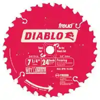 Main 2 - DIABLO 7-1/4" X 24TH FRAMING SAW BLADE (D0724A) - Arlington Coal & Lumber