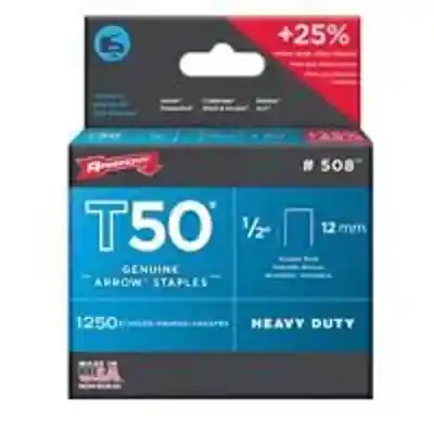 ARROW 1/2" T50 STAPLE 1250PK - Arlington Coal & Lumber